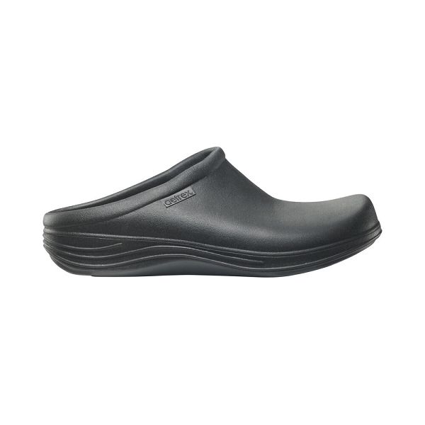 Aetrex Women's Bondi Orthotic Clogs - Black | USA EZ0FK33